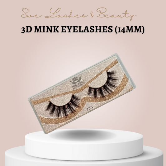 3D Mink Eyelashes (14mm)