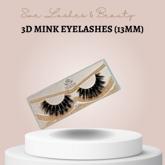 3D Mink Eyelashes (13mm)